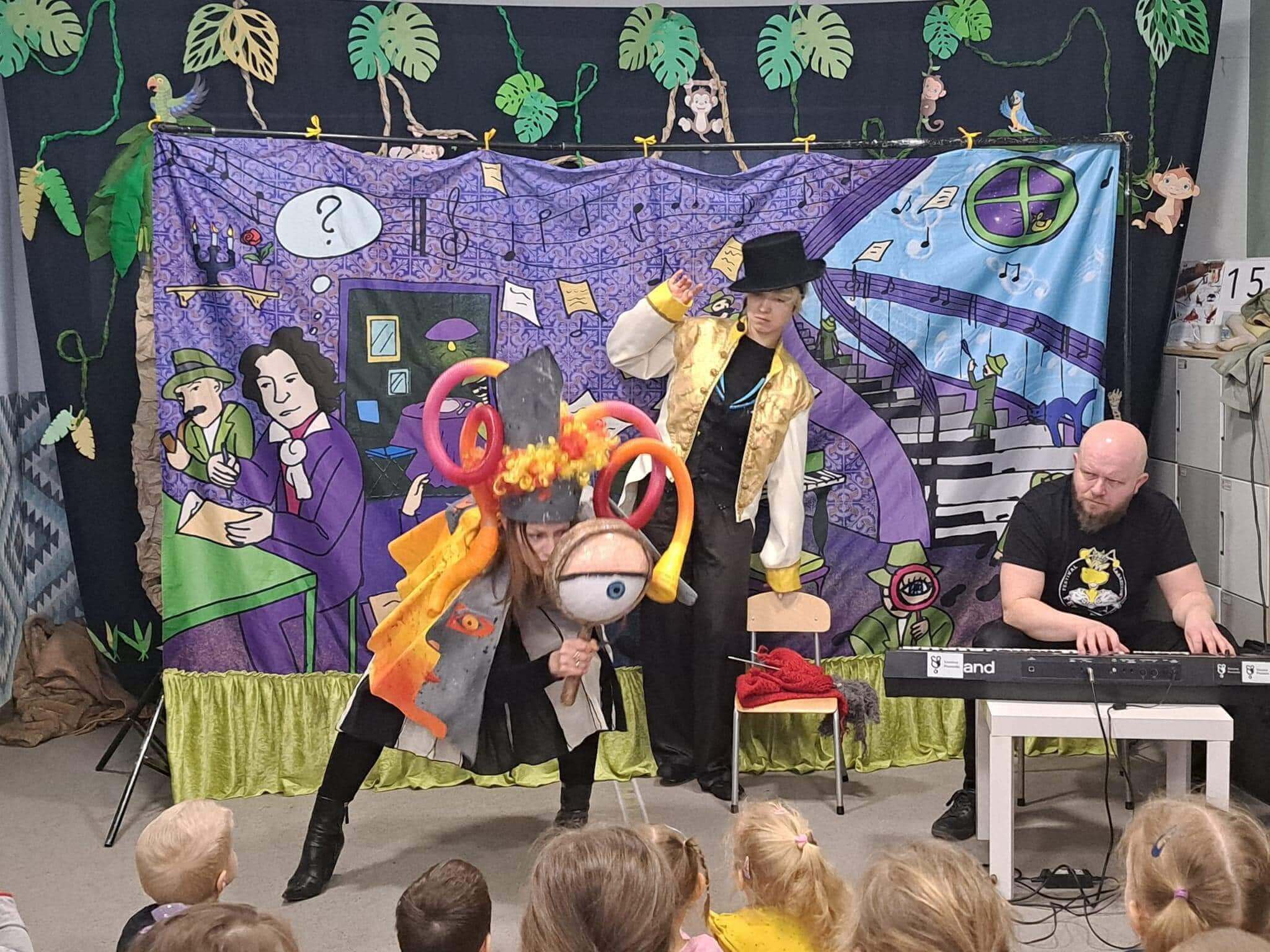 Artyści występujący przed dziećmi